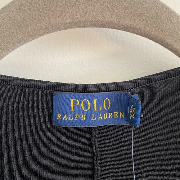 NWT. POLO Ralph Lauren black L top. - Picture 3 of 6
